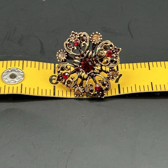 Nina Ricci Avon Double Strand Interspersed Beading Metal Elements Ornate Floral - Picture 9 of 12